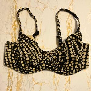 Fantasie Black and Tan Bikini 36E new without tags